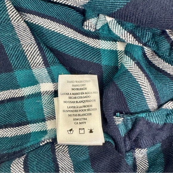 Rails Hunter Plaid Front Button Closure Shirt Blue Green Size Small SM S - Picture 8 of 11